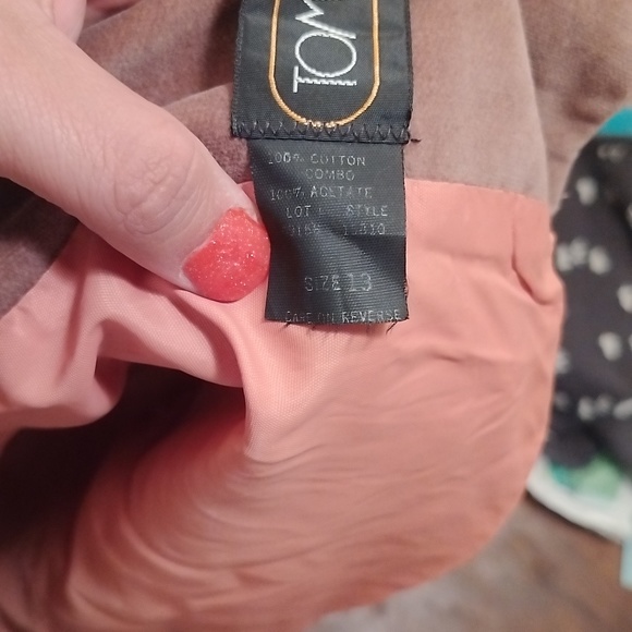 Tomboy sports coat light brown size 13 - Picture 4 of 4